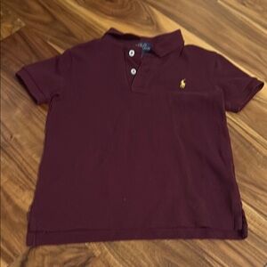 Polo by Ralph Lauren Maroon Classic Polo Shirt - Size 6